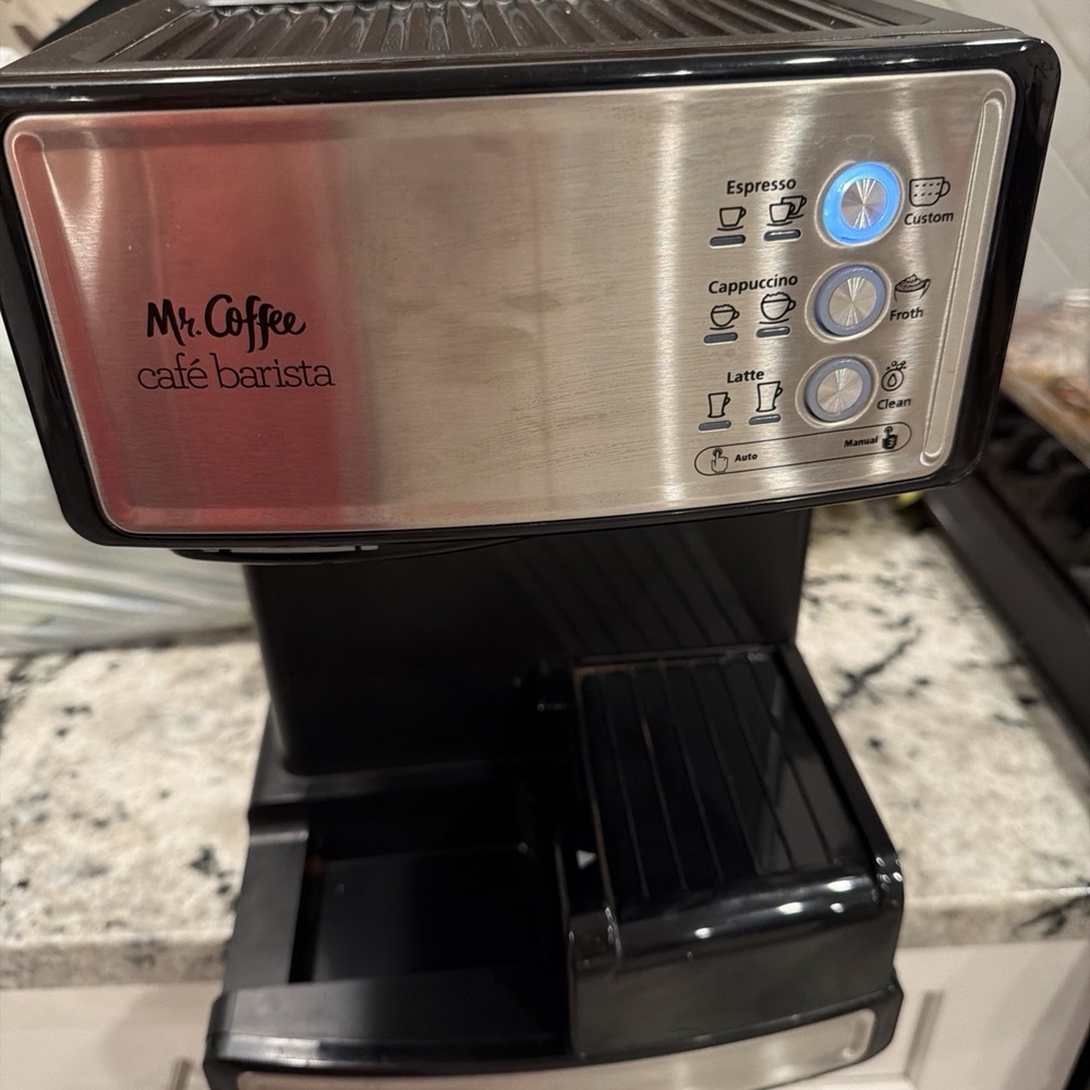 Mr. Coffee Café Barista 1040W Coffee Maker Stainless Steel Main Unit Only Works - Picture 5 of 9